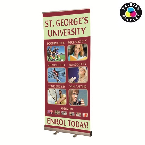 SF3: Printed roller banners (pull up banners)